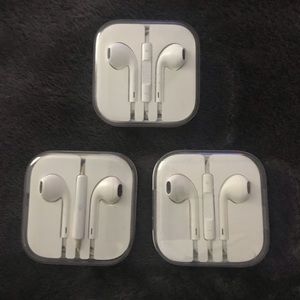 iPhone earphones for 5 and 7 series (white)